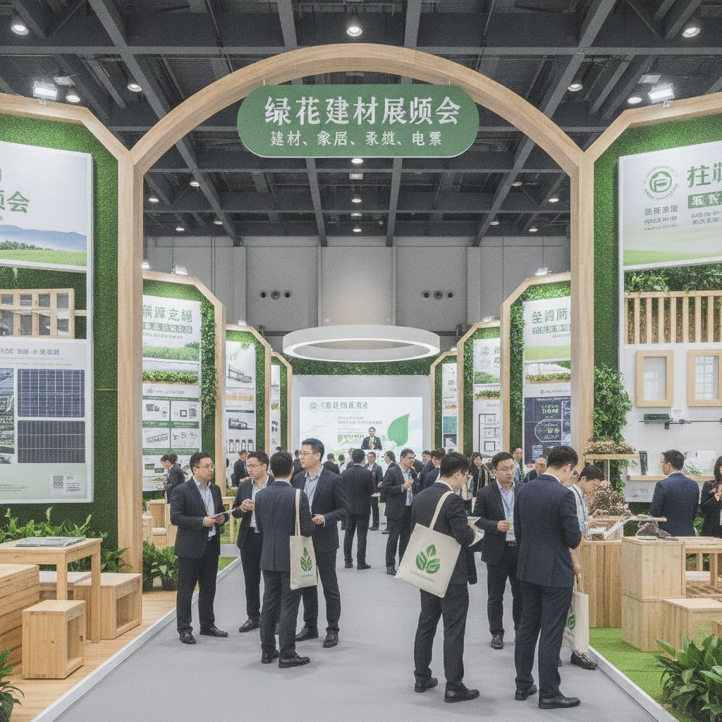 绿色建材展览会现场